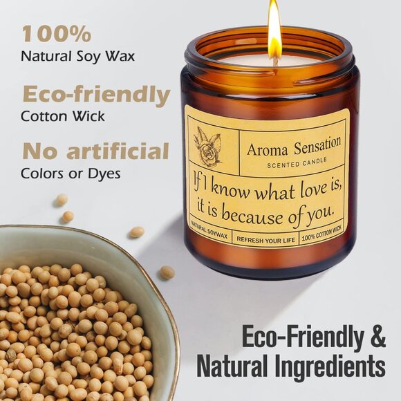 New Lavender Eucalyptus Candle - Picture 3 of 9